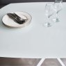 Clearance Ravenna Motion Table in White with Paulo RHF Corner Bench and Paulo Low Bench in Grey