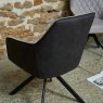 Woods Libby Two Tone Light / Dark Grey Dining Chair (Set of 2)