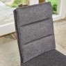 Clearance Ava Dark Grey Dining Chair in Fabric (Set of 2)