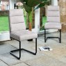 Clearance Ava Biscuit Dining Chair in Fabric (Set of 2)