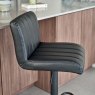 Woods George Bar Stool in Black