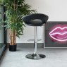 Clearance Plump Bar Stool in Black