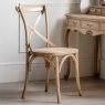 Woods Cradley Dining Chair - Natural with Rattan Seat (Set of 2)