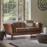 Woods Ealing 2 Seater Sofa in Brown Vintage Leather