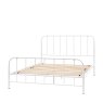 Woods Lamba Metal Bed - Ivory