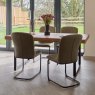 Woods Adelaide 180cm Dining Table with 4 Firenza Chairs in Olive