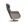 Stressless Stressless Sam Power Recliner with Disc Base and Wooden Arms