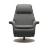 Stressless Stressless Sam Power Recliner with Disc Base and Wooden Arms