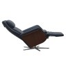 Stressless Stressless Sam Power Recliner with Sirius Base and Wood Arms