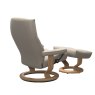 Stressless Stressless David Recliner with Classic Base and Footstool
