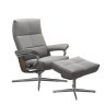 Stressless Stressless David Recliner with Cross Base and Footstool