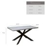 Woods Jupiter Dining Table 150cm