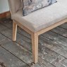 Woods Hampton Grey Corner Bench - Left Hand Facing