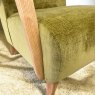 Woods Ibberton Accent Chair in Pesto Henderson Chenille