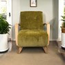Woods Ibberton Accent Chair in Pesto Henderson Chenille