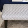 Woods Dante Low Dining Bench - Light Grey