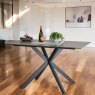 Woods Dante Ceramic Dining Table 135cm - Dark Grey