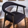 Clearance Albi Dining Chair - Dark Blue / Dark Oak Legs (Set of 2)