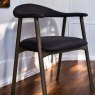 Clearance Albi Dining Chair - Dark Blue / Dark Oak Legs (Set of 2)