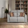 Brodie 2 Seater Sofa with Power and Massage in Grey Leather