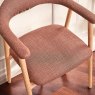 Clearance Albi Dining Chair - Copper / Oiled Oak Legs (Set of 2)