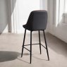 Woods Jasper Iron Grey Bar Stool With Marmalade Piping (Set of 2)