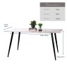 Woods Salerno 160cm x 90cm Sintered Stone Dining Table