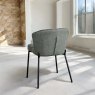 Woods Tristan Petrol Fabric Dining Chair (Set of 2)