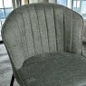 Woods Tristan Petrol Fabric Dining Chair (Set of 2)