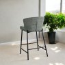 Woods Tristan Petrol Fabric Bar Stool (Set of 2)