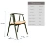 Woods Long Island Dining Chair - Olive Green (Set of 2)