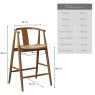 Woods Long Island Bar Stool - Natural