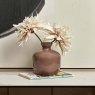 Woods Round Glass Vase in Misty Rose - Small