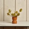 Woods Glass Drum Vase in Passion - Small