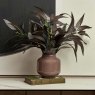 Woods Glass Base Vase in Misty Rose - Small