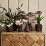 Woods Glass Drum Vase in Carbon - Small