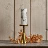 Woods Conical Candle Stand in Gold - Small