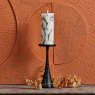 Woods Conical Candle Stand in Black - Large