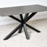 Woods Eastcote Ceramic Dining Table 160cm - Black