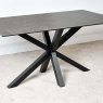 Woods Eastcote Ceramic Dining Table 160cm - Black