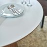 Woods Sutton 120cm Round Dining Table - Walnut with Frampton Corner Bench in Anthracite RHF