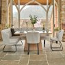 Woods Sutton 160cm Dining Table - Ash with Frampton Corner Bench RHF & 2x Frampton Chairs in White