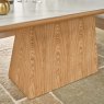 Woods Sutton 160cm Dining Table - Ash with Frampton Corner Bench LHF & Flat Bench in White