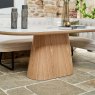 Woods Sutton 200cm Dining Table - Ash with Frampton Corner Bench LHF & Flat Bench in White