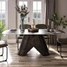 Woods Madjeston Dining Table 200cm with 4x Firenza Dining Chairs in Olive