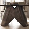 Woods Madjeston Dining Table 200cm with 4x Firenza Dining Chairs in Olive