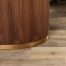 Woods West Bay Dining Table 180cm with Frampton Corner Bench RHF in Anthracite