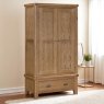 Woods Ledbury 2 Door 1 Drawer Wardrobe