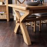 Woods Ledbury 200-250cm Extending Dining Table with X Legs