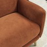 Tamar 3 Seater Sofa in Burnt Orange